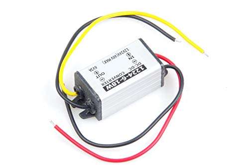 DC-DC 9V 12V 24V 36V to 6V 3A 18W Buck Power Converter Step Down Power Supply Waterproof 4