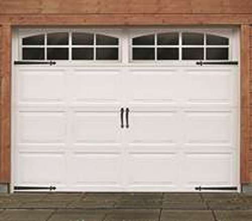 Crown Bolt 10014 Premium Style Decorative Garage Door Kit, 4-Pack Black 2