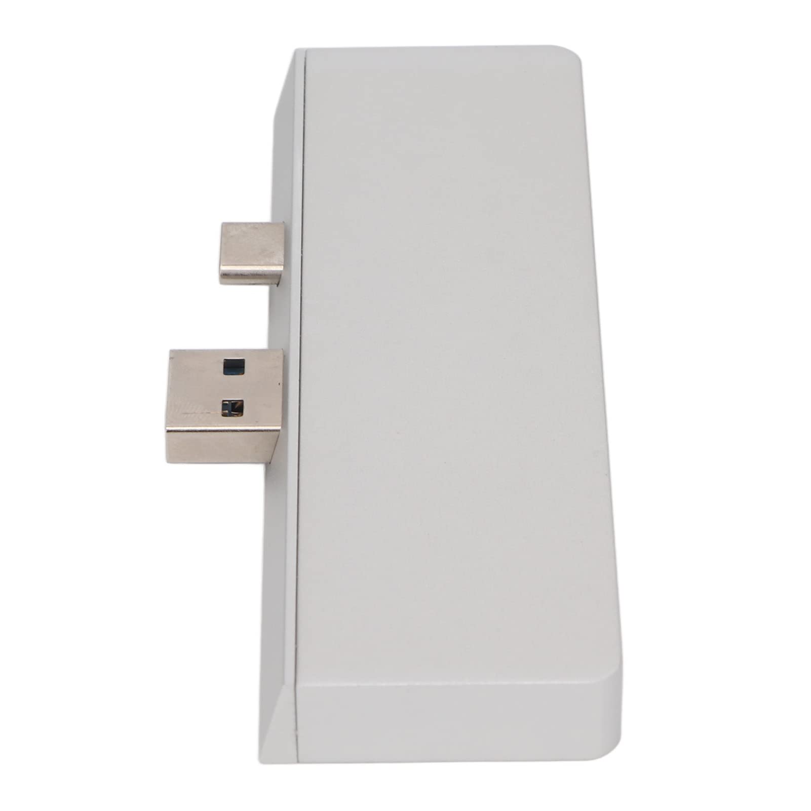 USB C Hub, USB C Docking Station Aluminum Alloy Shell 4K HD Multimedia Interface Data Transmission Plug and Play for Business (Silver) 1