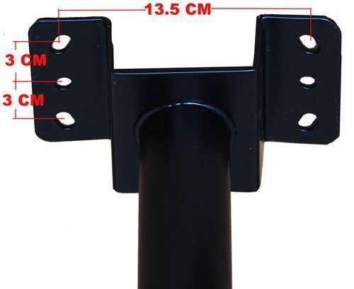 VideoSecu Ceiling Mount Tilt TV Drop Bracket for Most 37" to 75" LCD LED Plasma TV and LED TV, Ceiling Pole Extends from 39" to 63" MPC51B B86 3