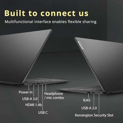 Lenovo V-Series V15 Business Traditional Laptop, 15.6" FHD Display, Intel Core i5-1235U, 16GB RAM, 1TB SSD, Webcam, Numeric Keypad, HDMI, RJ45, Wi-Fi, Windows 11 Pro, Black 4