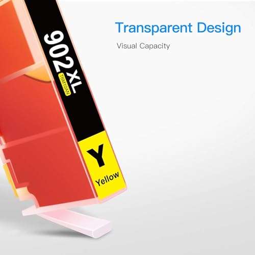 LxTek Compatible Ink Cartridge Replacement for HP 902XL 902 XL to use with Officejet 6978 6968 6962 6954 6975 Printers (1 Cyan 1 Magenta 1 Yellow, 3 Pack) 4