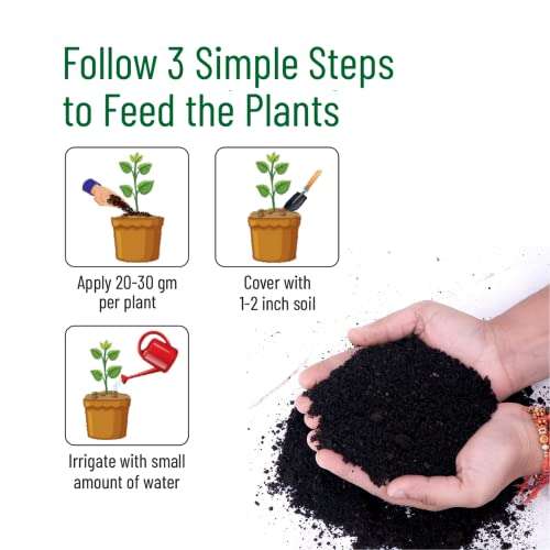 Kraft Seeds Organic Flower Booster Powder (Pack of 1, 0.9 Kg) | Growth Boosting Fertilizer | Flower Fertilizer for All Types of Plants | Beneficial Microbes for Better Flowering 5