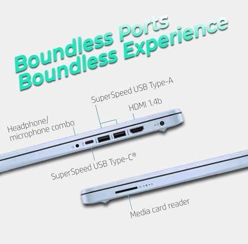 HP Ultrabook Laptop with Office 365 & Copilot AI • Intel 4-Core CPU • 1.1TB Storage (1TB OneDrive and 128GB SSD) • 8GB RAM • Windows 11 w/o Earbuds 6