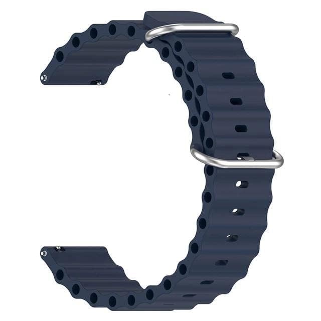 INEFABLE Ocean Watch Band Straps 38mm/40mm/41mm for Apple Watch Series I Watch Ultra/8/7/6/5/4/3/2/1/Se Adjustable Breathable Sport Loop with Metal Buckle-Only Strap-Pack of 1-Navy Blue