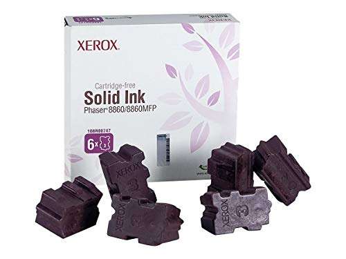 Xerox 108R00747 OEM Solid Ink - Phaser(R) 8860 8860MFP Magenta Solid Ink (14000 Yield) (6/Box) OEM 1