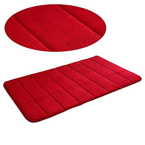 ubersweet® Imported Door Mat Soft Thickened Stripe Velvet Non Slip Shower Rug Bath Mat fo Kitchen 23.62'' x 15.75_143789 1