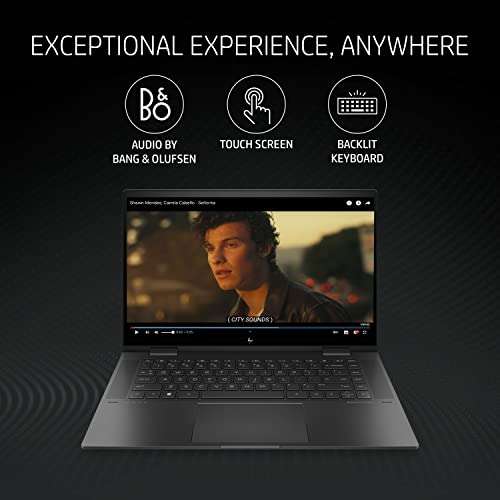HP Envy X360 12Th Gen Intel Core I5-1235U,15.6Inch(39.6Cm) Multitouch&Fhd Laptop (16GbRam/512Gb Ssd Upto 1Tb|B&O/Intel Iris Xe Graphics/5Mp Ir Camera/Fast Charge/Pen/15-Ew0040Tu,Windows 11 Home 2