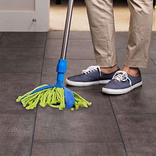 Xenos Microfiber Cone MOP and Cone Broom Used for Cleaning Dusty and Wet Floor Surfaces and Tiles. 6