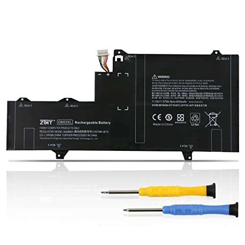 ZTHY OM03XL 863280-855 Laptop Battery Replacement for HP EliteBook X360 1030 G2 13.3" Y8Q67EA Z2W62EA Series 863167-171 863167-1B1 HSTNN-IB70 HSTNN-IB7O HSTNN-1B70 HSN-I04C OMO3XL 0MO3XL OM03057XL 1