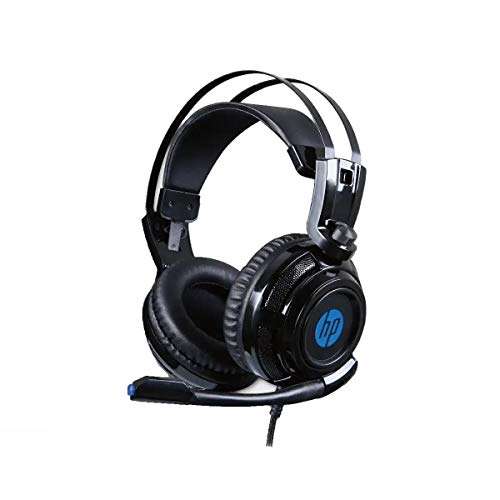 HP H200 Wired Gaming Over Ear Headphones with Mic/Compatible with PCs, Laptops and Other Devices with 3.5mm Audio Output/1 Year RTB Warranty, 8AA04AA (Black) 1