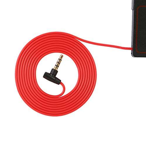 BESDATA Car Cassette Adapters for iPod, iPad, iPhone, MP3, Mobil Device, 3 Feet Long Cable with 3.5mm Male & 2.5mm Male Adapter & Microphone for Phone Calls, Black - KD200 4