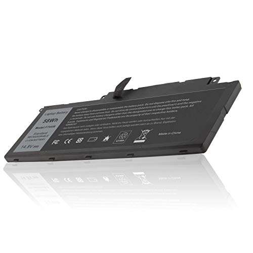 58Wh F7HVR Laptop Battery for Dell Inspiron 14 7437 Inspiron 17 7737 Inspiron 15 17 7537 7737 Series Y1FGD G4YJM 0G4YJM 62VNH 062VNH JR9TD T2T3J 89JW7 17HR-1728T 451-BBEO 4