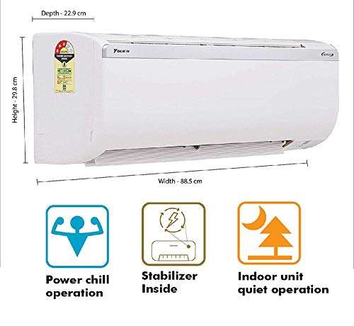 Daikin 1.5 Ton Inverter Split Ac 3 Star (Copper, FTKL/RKL-50TV16V, White) 3