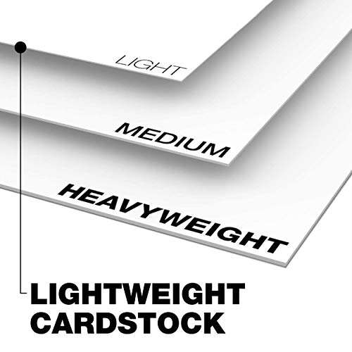 Springhill White 8.5” x 11” Cardstock Paper, 67lb Vellum Bristol, 147gsm – Premium Lightweight Cardstock, Vellum Printer Paper with Textured Finish – 016000R, 250 Sheets (1 Ream) 3