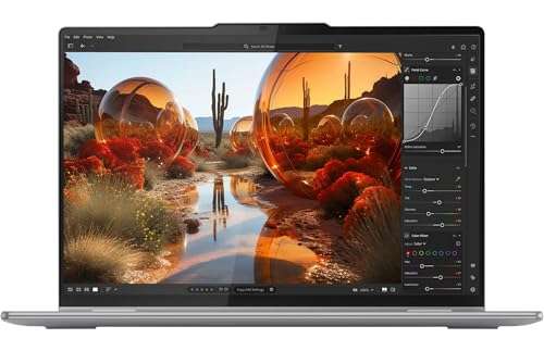 Lenovo Yoga 7 2-in-1 Laptop 16.0" Touchscreen FHD+ Display (AMD Ryzen 5 8640HS, 8GB LPDDR5, 512GB SSD, Active Pen, Copilot, Backlit KB, Fingerprint, WiFi 6E, Win 11 Home) w/DKZ USB Port Expander 6