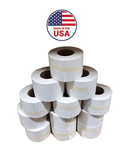 CAS 8051 Printing Scale Label, 58 x 100 mm, Blank Printing Labels with Continuous Strip, 100 Pieces Per Roll (12 Rolls) 2