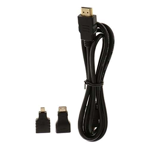 Generic High Speed HD HDMI Cable + HDMI to Mini +Micro Adaptor Kit for Android Phone PC Laptop