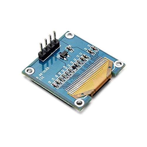 Techtonics 0.96 INCH 4-Pin Yellow-Blue 128X64 OLED IIC I2C LED Display 5