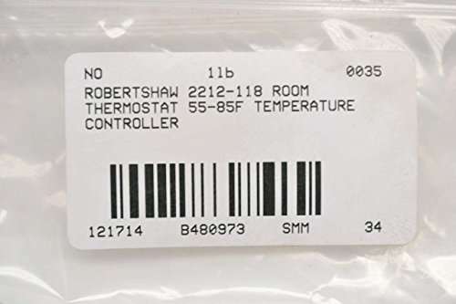 NEW ROBERTSHAW 2212-118 ROOM THERMOSTAT 55-85F TEMPERATURE CONTROLLER B480973 5