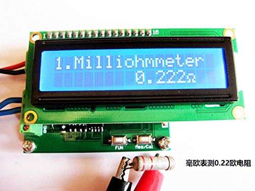 HR390 Milliohm Meter Low Resistance Tester Ohmmeter to Measure Resistance Value 4