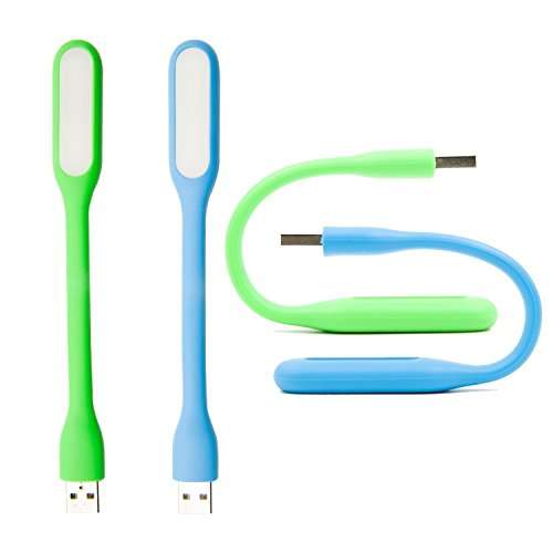 Mini USB LED Cable for for Power Bank | PC | Laptop Notebook | Computer (Multicoloured) (2, White) 2