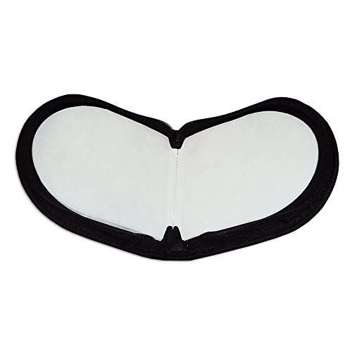 Nylon Zippered CD/DVD Wallet, Portable 12 CD/DVD Disc Storage Case Bag, CD/DVD Wallet for Car, Home, Office, and Travel - Holds 12 Discs. 3