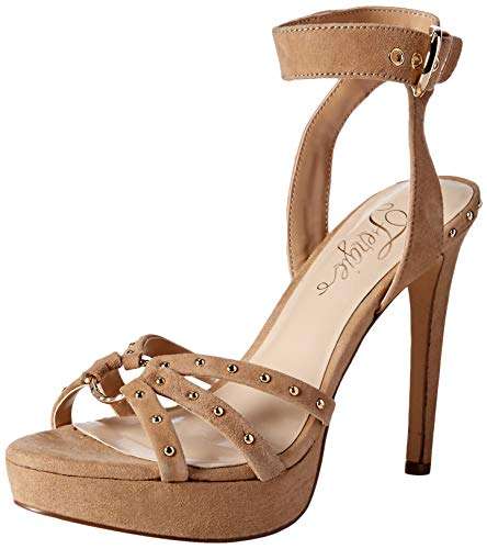 Fergie Women's Reckless Heeled Sandal, Brulee, 5 M US