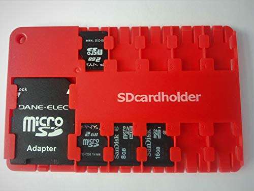 Micro Sd Card Holder-RED 1