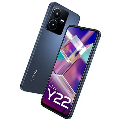 Vivo Y22 (Starlit Blue, 4GB RAM, 128GB Storage) with No Cost EMI/Additional Exchange Offers 5