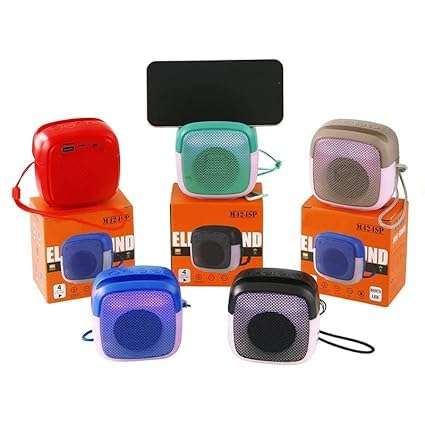 Supreno M424SP (Portable Bluetooth Speaker) Dynamic Thunder Sound with Disco LED 5 W Bluetooth Speaker(Red) 5