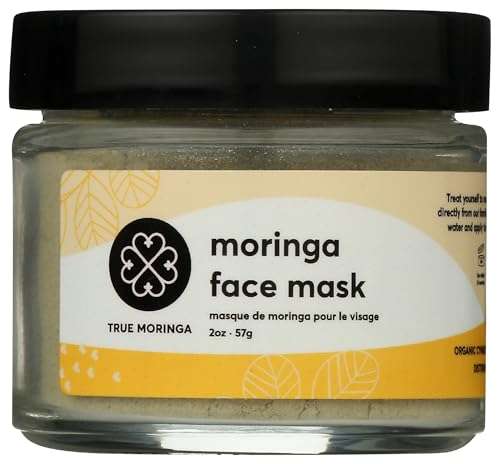 True Moringa Moringa Face Mask | Deep Pore Detox Clarifying and Purifying Facial Mask | Vegan Skincare