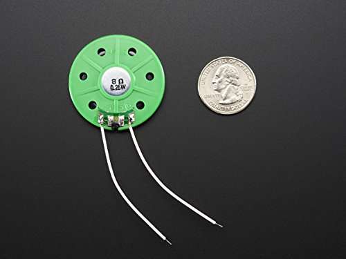 Speakers & Transducers Thin Plastic Speaker w/Wires - 8 ohm 0.25W (1 piece) 2