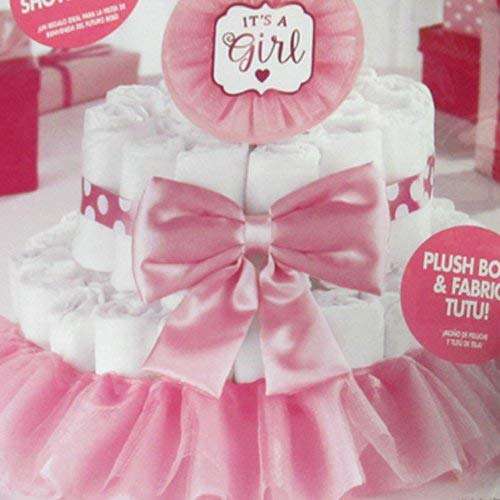 Amscan Baby Shower Deluxe Diaper Cake Dec. Kit - Girl 2