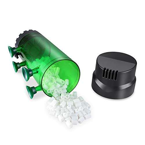 QANVEE Fluidized Moving Bed Filter Bubble Bio Media Reactor for Aquarium Fish Tank with Air Stone and Sponge Filter (LH-600) 2