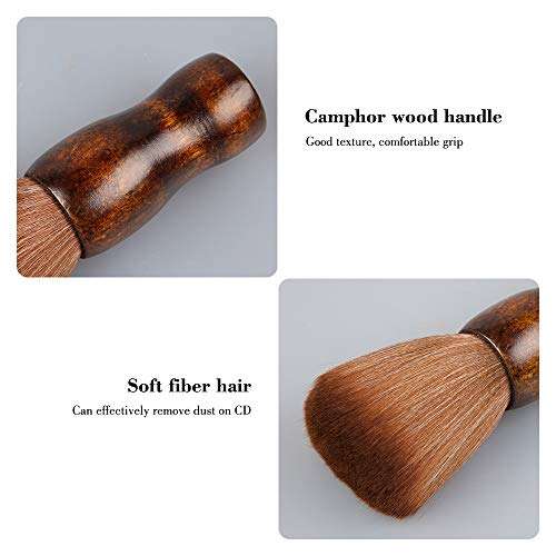 Carbon Vinyl Cleaning Brush, Soft Anti-Static Brush for Disc Cd LP Scratch Repair Dust Remover, Vinyl Record Cleaner Kits, Turntable Accessories 6