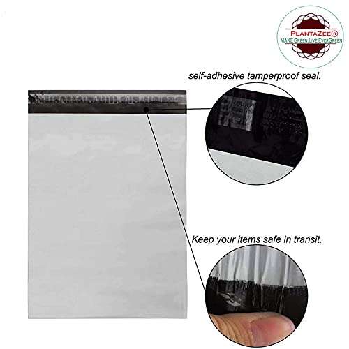 PlantaZee Bags/Envelopes/Pouches/Cover 60 Micron 6X8 Pack of 400 Tamper Proof Plastic Polybags for Shipping/Packing (with POD) 3