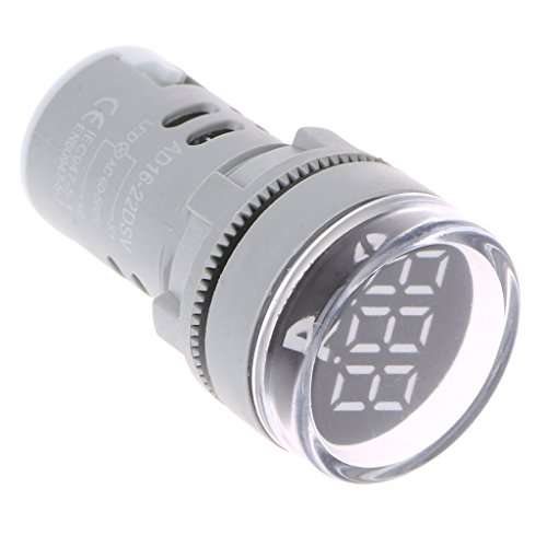 Youngy AC 60-500V 22mm Digital Voltmeter Voltage Gauge Monitor Indicator Signal Lights - Green 2