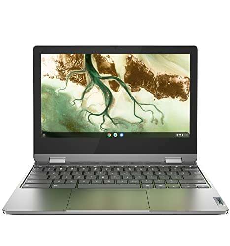 Lenovo IdeaPad Flex 3 Chromebook Intel Celeron N4500 11.6" HD 2-in-1 Touchscreen Laptop(4 GB/128 GB eMMC/720p Camera/2Wx2 Speakers/Chrome OS/Arctic Grey/1.25Kg), 82N30012HA 1