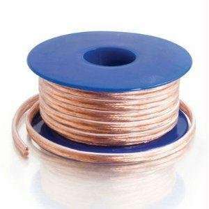 C2G 40531 18 AWG Bulk Speaker Wire, Clear Jacket (250 Feet, 76.2 Meters)