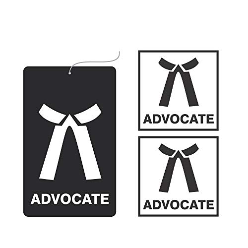 Anne Print Solutions® Advocate Car Hanging Dangler for Car | Advocate Sticker for Bike | Advocate Stickers for Car with Front Side Gumming Combo Pack of 6 Pcs