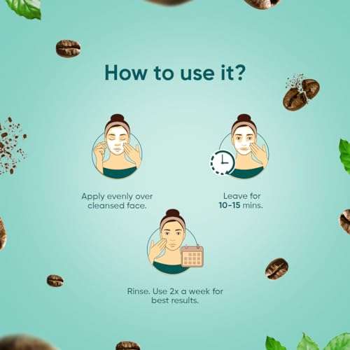 Himalaya Deep Cleasing Coffee Face Pack | Organically sourced Arabica Coffee | 100% Natural Clay | Gives radiant skin | Soap-free | 100g 5