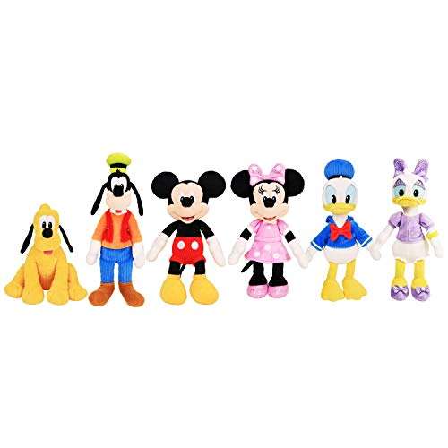 Disney Junior Mickey Mouse Small Plush Pluto, Stuffed Animals, Dog, Kids Toys for Ages 2 Up by Just Play 4