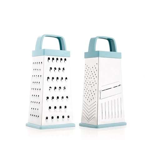 Ganesh Vegetable Grater & Slicer|Stainless Steel 5 in 1 Kitchen Chopper| Grater for Cheese|Vegetables|Ginger (Silver) 1