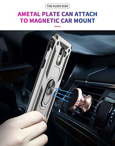 Galaxy J6 2018 Case,360 Degree Rotating Ring Holder Kickstand Case for Samsung SM-J600G/DS Galaxy J6 2018 / SM-J600GF/DS SM-J600FN/DS SM-J600FZ SM-J600F / SM-J600G Galaxy On6 2018 Case Cover Red 3