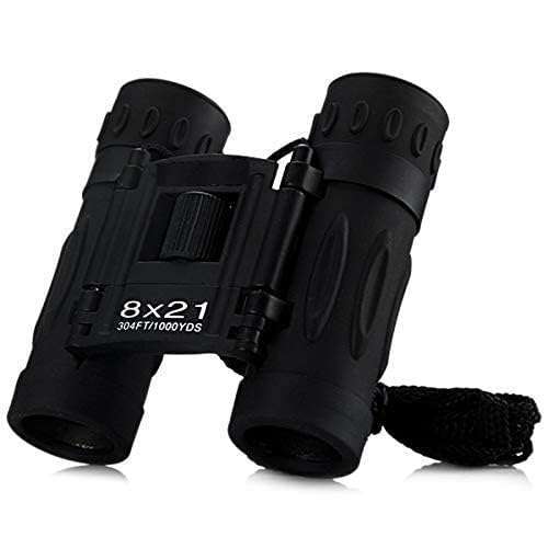 Baboies Powerful Roof Prism Binocular Telescope Outdoor with Pouch Adults HD Professional Binoculars for Bird Watching Travel Stargazing Hunting Concerts Sports - Black (TELESCOP 8 * 21) (HD 10 * 25) 6