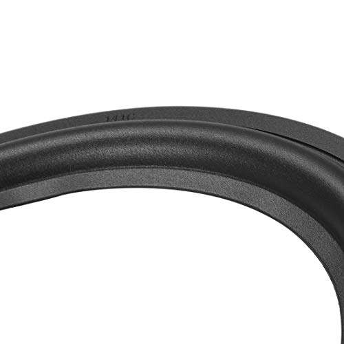 uxcell 6.5 Inch Speaker Rubber Edge Folding Ring Horn Replacement Parts for Speaker Black 4pcs 3