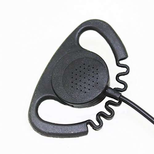 Heyrtz Two-Way Radio Earpiece Headset with PTT Mic Comfort Fit for Long Wear Clear Sound Baofeng Walkie Talkie UV 5R 3R Plus B5 B6 89 BF 666 777 888S 3