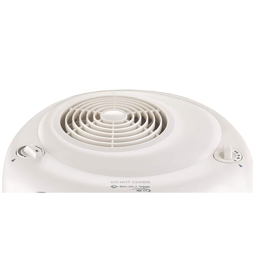 Royal Electronic 902 Electric Fan Room Heater | 2000/1000W | Adjustable Thermostat & Dual Use | Compact & Powerful (White, ISI Certified 4