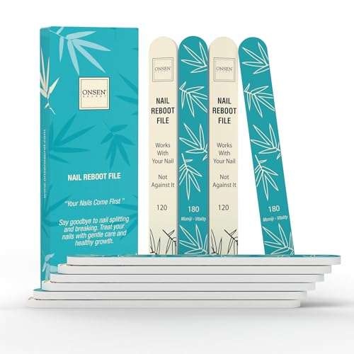 Onsen Professional Nail Buffer 2pk, Ultimate Shine Nail Buffing Block With 3 Way Buffing Methods, Smooth & Shine After Onsen Nail Filer, Compact Purse Size Manicure Tools for Optimum Nail Care 1